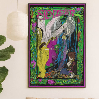 【予約商品】 PINK FLOYD ピンクフロイド (結成 60周年 ) - Sid Barrett Concert Poster / Bob Masse / ポスター