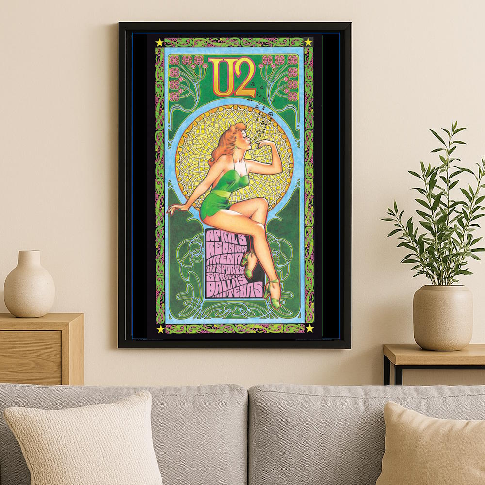 【予約商品】 U2 ユーツー - Concert Poster / Bob Masse / ポスター 【公式 / オフィシャル】