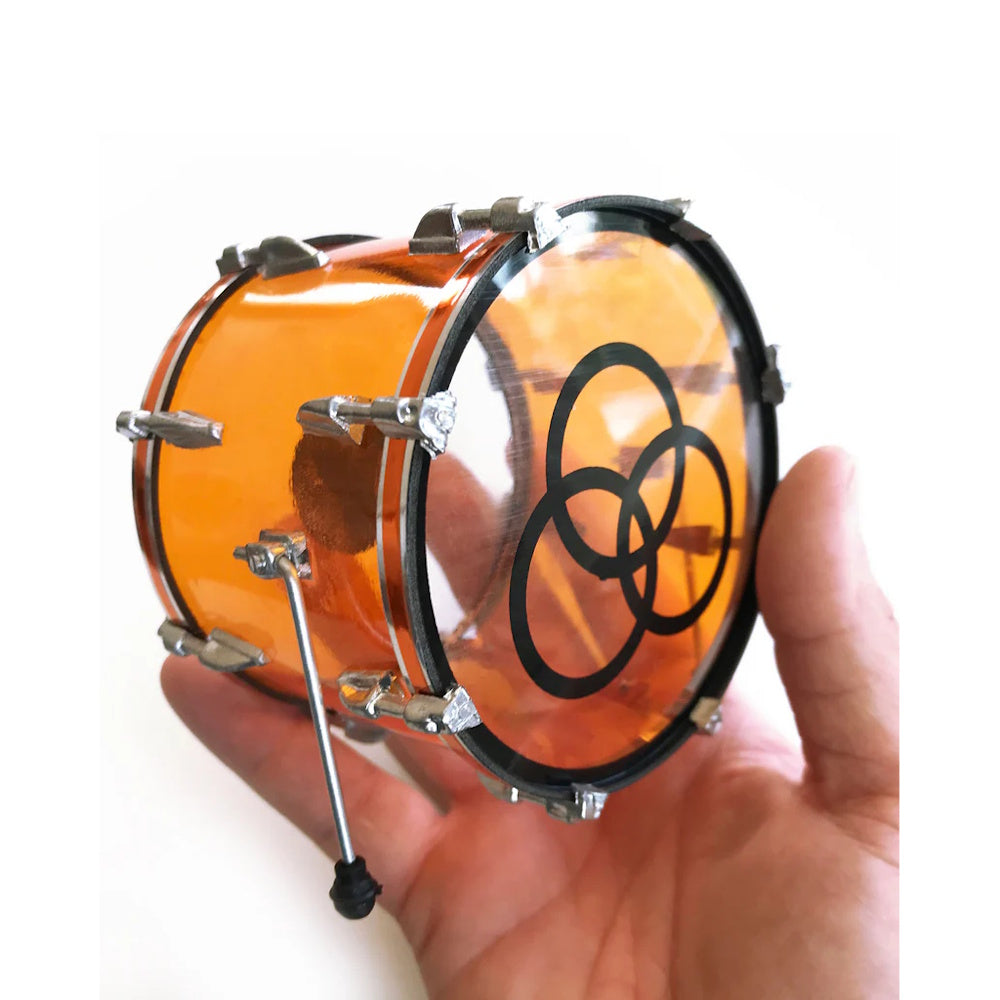 【予約商品】 LED ZEPPELIN レッドツェッペリン (公式 映画公開 記念 ) - Vistalite Transparent Amber Tribute Zep Mini Drum Set Replica Collectible / ミニチュア楽器 【公式 / オフィシャル】