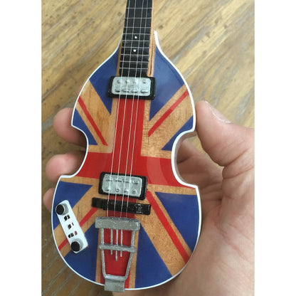 【予約商品】 PAUL MCCARTNEY ポールマッカートニー (ソロ 55周年 ) - Paul's Union Jack Violin Bass Miniature Guitar Replica / Fab Four / ミニチュア楽器 - PGS