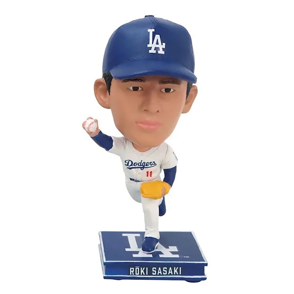 LOS ANGELES DODGERS（MLB） ロサンゼルスドジャース - MLB公式 ドジャース 日本人スター選手 大谷翔平 山本由伸 佐々木朗希 / 限定ビッグヘッド・ミニボブルヘッド 3体セット / フィギュア・人形 - PGS