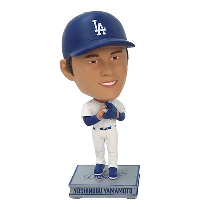 LOS ANGELES DODGERS（MLB） ロサンゼルスドジャース - MLB公式 ドジャース 日本人スター選手 大谷翔平 山本由伸 佐々木朗希 / 限定ビッグヘッド・ミニボブルヘッド 3体セット / フィギュア・人形 【公式 / オフィシャル】