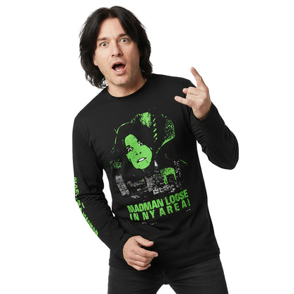 【予約商品】 OZZY OSBOURNE オジーオズボーン (追悼 ) - Madman Loose / バックプリントあり / スリーブプリントあり / 長袖 / Tシャツ / メンズ