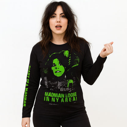 【予約商品】 OZZY OSBOURNE オジーオズボーン (追悼 ) - Madman Loose / バックプリントあり / スリーブプリントあり / 長袖 / Tシャツ / メンズ