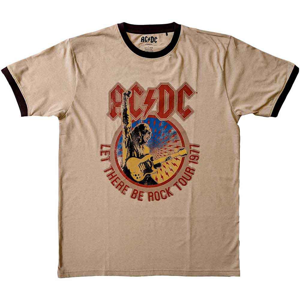 AC/DC エーシーディーシー (Back in Black 45周年 ) - Let There Be Rock Tour '77 / リンガー / Tシャツ / メンズ - PGS