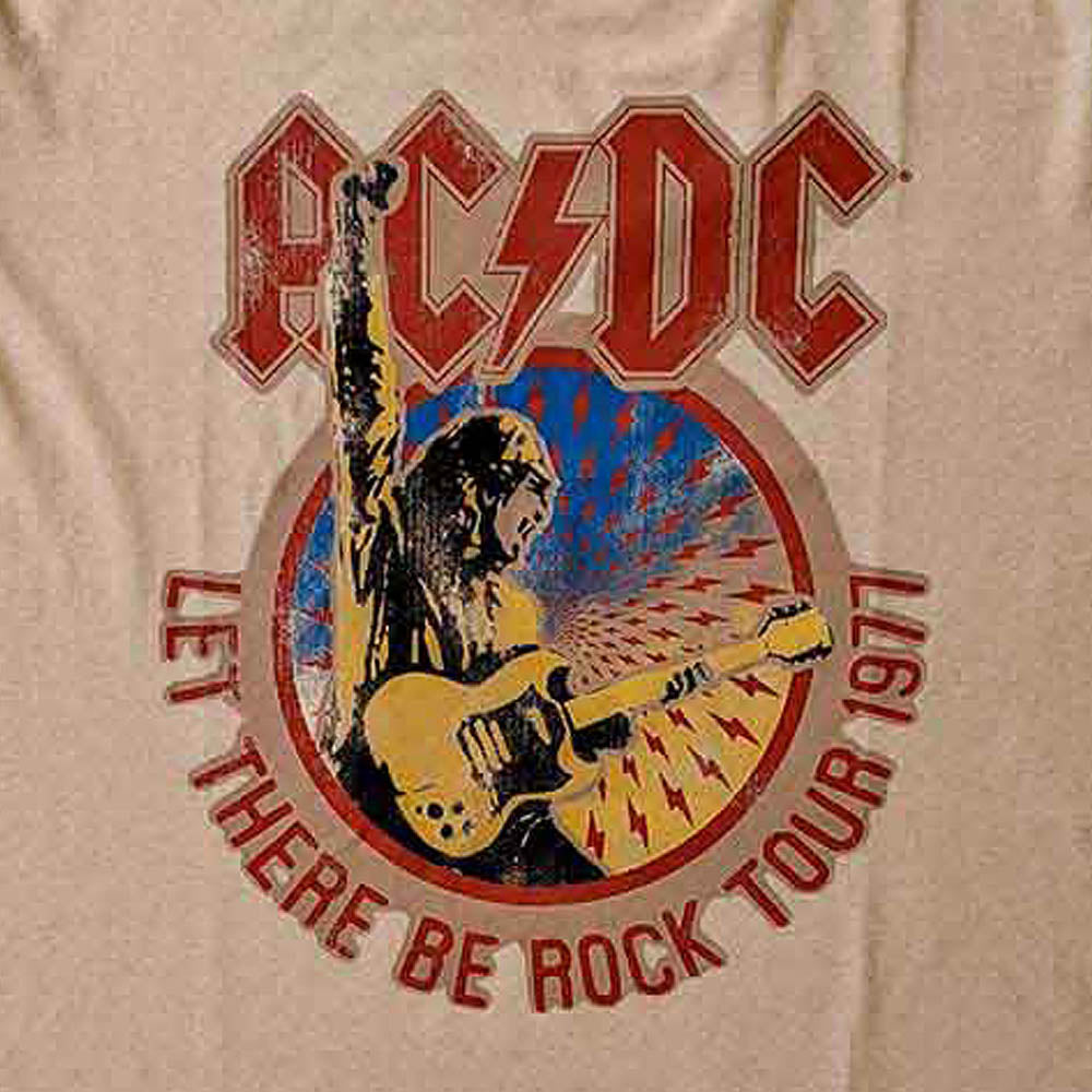 
                  
                    AC/DC エーシーディーシー (Back in Black 45周年 ) - Let There Be Rock Tour '77 / リンガー / Tシャツ / メンズ 【公式 / オフィシャル】
                  
                