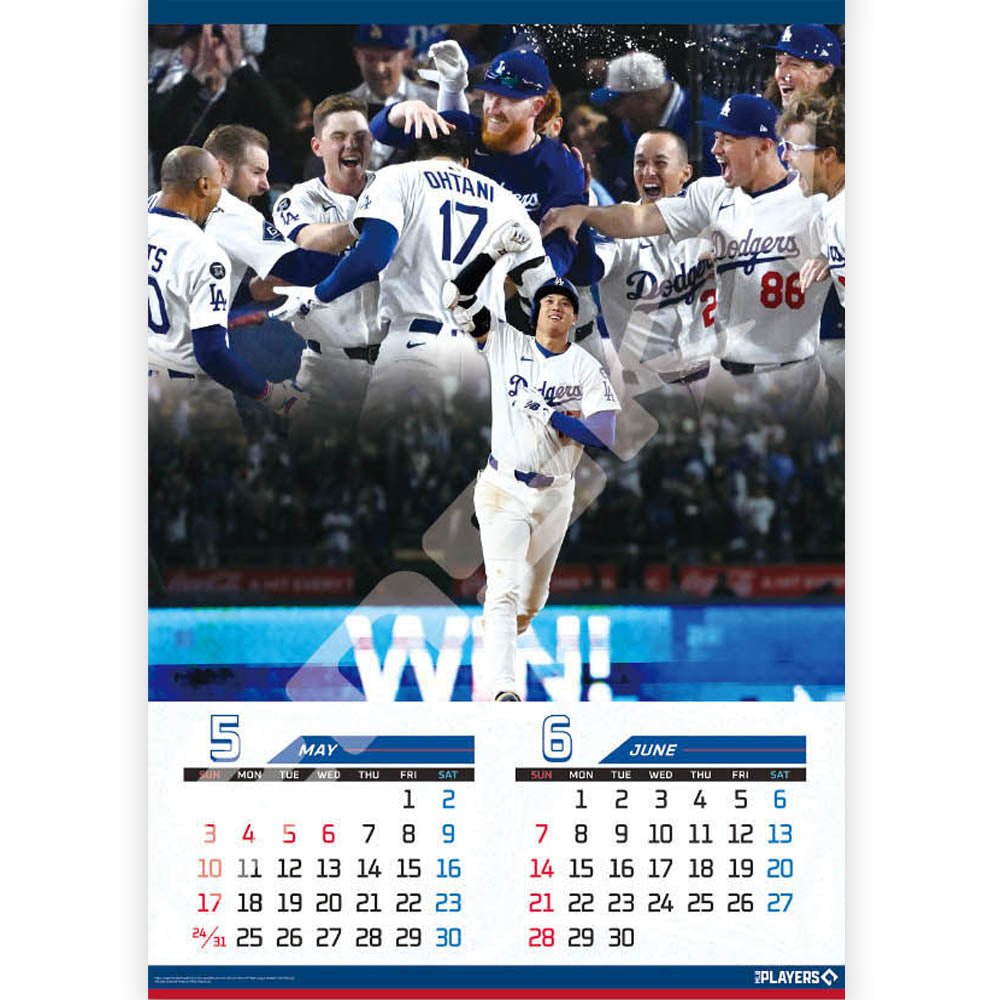LOS ANGELES DODGERS（MLB） ロサンゼルスドジャース - ロサンゼルス・ドジャース 2026年カレンダー / 壁掛け / カレンダー・ダイアリー - PGS