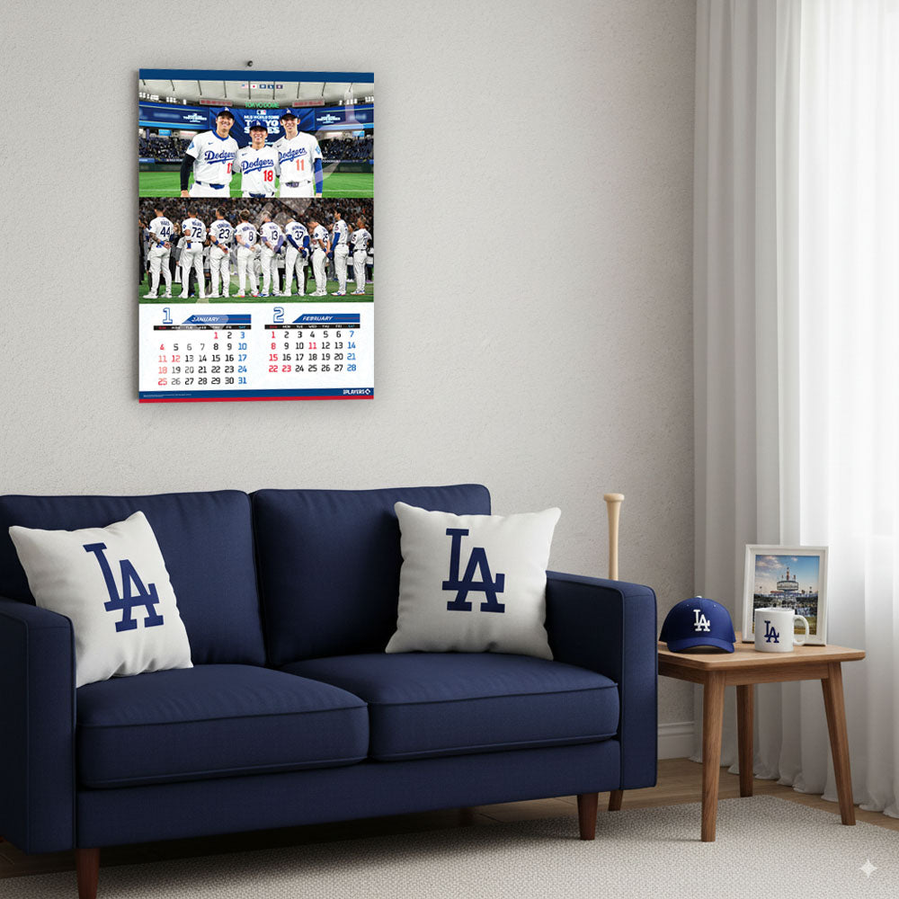 
                  
                    【予約商品】 LOS ANGELES DODGERS（MLB） ロサンゼルスドジャース - ロサンゼルス・ドジャース 2026年カレンダー / 壁掛け / カレンダー・ダイアリー 【公式 / オフィシャル】
                  
                
