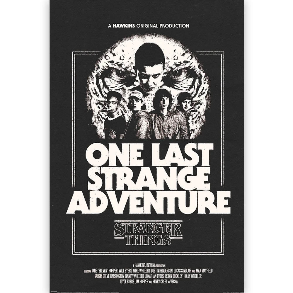 STRANGER THINGS ストレンジャー・シングス (シーズン5 2025年配信決定 ) - ONE LAST ADVENTURE / ポスター（STRANGER THINGS）公式グッズ - PGS