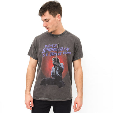 BRUCE SPRINGSTEEN ブルーススプリングスティーン (11月 映画公開 記念 ) - Live Photo / Stone Wash / Tシャツ / メンズ
