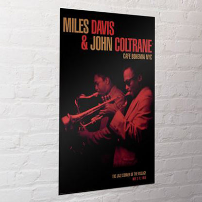 MILES DAVIS マイルスデイヴィス - CAFE BOHEMIA / ポスター（MILES DAVIS）公式グッズ - PGS
