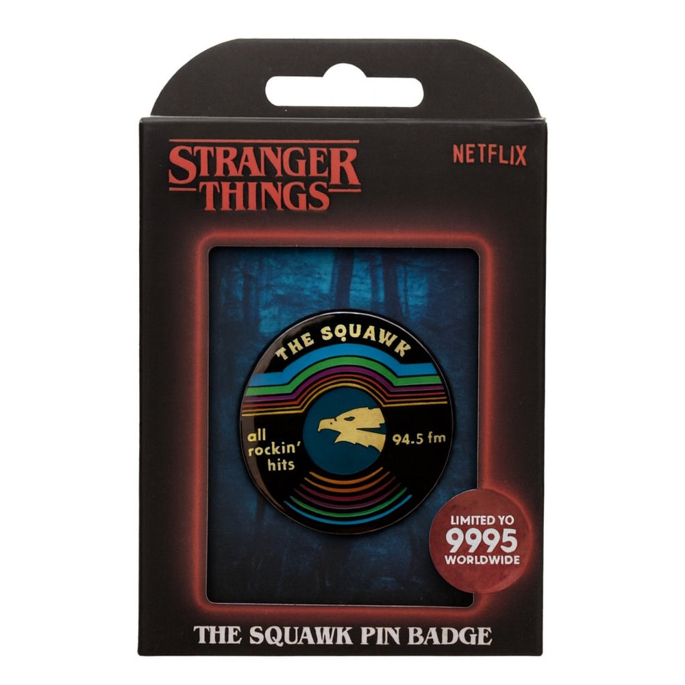 【予約商品】 STRANGER THINGS ストレンジャー・シングス (シーズン5 配信 記念 ) - The Squawk Pin Badge / 世界限定9,995個 /  Season 5 / バッジ