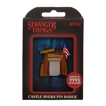 【予約商品】 STRANGER THINGS ストレンジャー・シングス (シーズン5 2025年配信決定 ) - Castle Byers Pin Badge / 世界限定9,995個 / バッジ