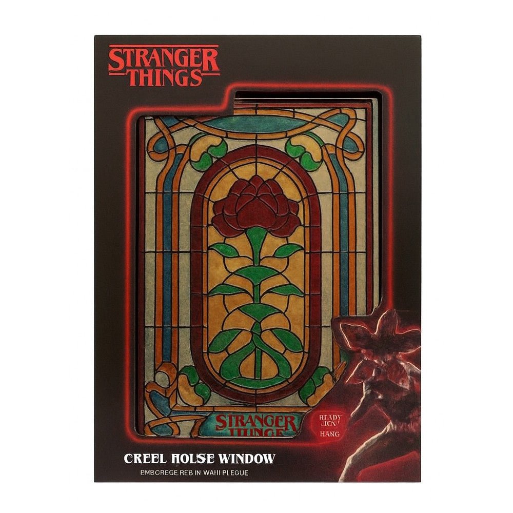 【予約商品】 STRANGER THINGS ストレンジャー・シングス (シーズン5 2025年配信決定 ) - Creel House Stained Glass Window Resin Plaque / インテリア置物