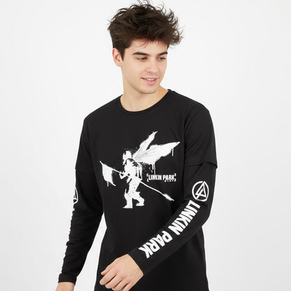 LINKIN PARK リンキンパーク - Street Soldier / アームプリントあり / Tシャツ / メンズ