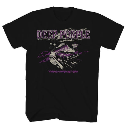 DEEP PURPLE ディープパープル (2026年 4月 来日 ) - HIGHWAY STAR / バックプリントあり / Tシャツ / メンズ