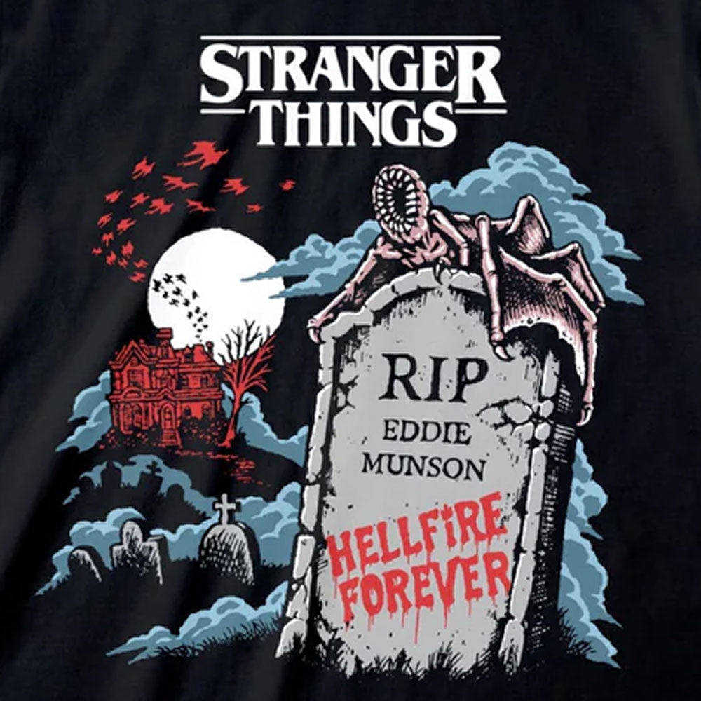 【予約商品】 STRANGER THINGS ストレンジャー・シングス (シーズン5 配信 記念 ) - RIP EDDIE / Tシャツ / メンズ