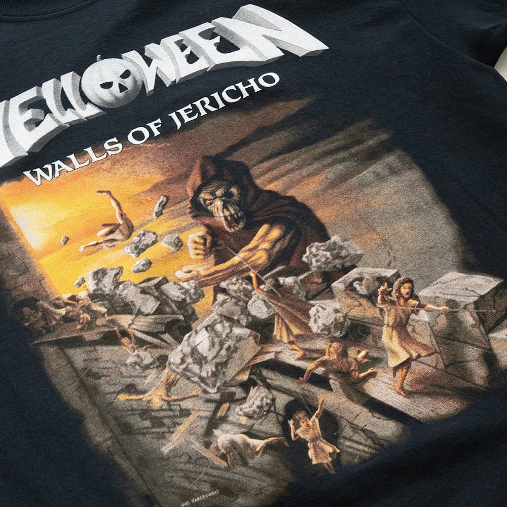 HELLOWEEN ハロウィン - Walls Of Jericho / バックプリントあり / T