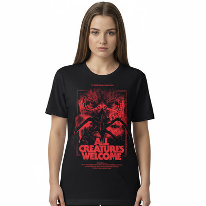 【予約商品】 STRANGER THINGS ストレンジャー・シングス (シーズン5 2025年配信決定 ) - ALL CREATURES WELCOME / Tシャツ / メンズ