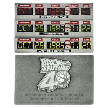 [Pre-order] BACK TO THE FUTURE (40th Anniversary of theatrical release) - 40th Anniversary Time Circuits Ingot / Limited to 1,985 pieces worldwide / Interior ornament