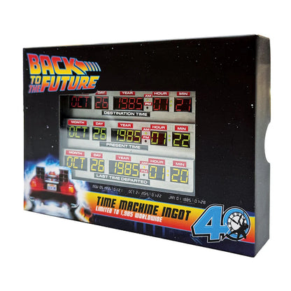 【予約商品】 BACK TO THE FUTURE バックトゥザフューチャー (劇場公開 40周年 ) - 40th Anniversary Time Circuits Ingot / 世界限定1,985個 / インテリア置物