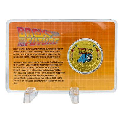 【予約商品】 BACK TO THE FUTURE バックトゥザフューチャー (劇場公開 40周年 ) - 40th Anniversary Presentation Coin / 世界限定1,985個 / インテリア置物