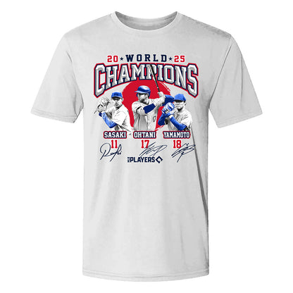 LOS ANGELES DODGERS（MLB） - 2025 ワールドシリーズ優勝記念 （大谷翔平・山本由伸・佐々木朗希） / 限定