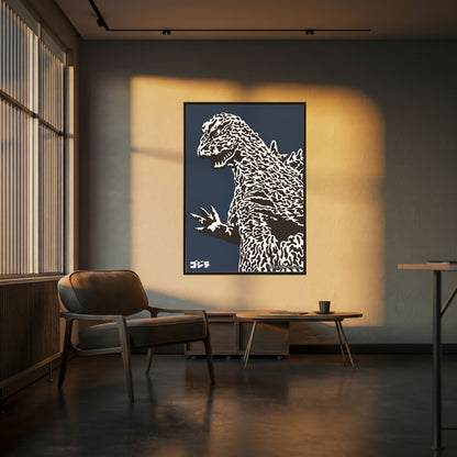 GODZILLA ゴジラ - GODZILLA meets Japanese traditional craft debut 70th anniversary / 越前和紙ポスター / ゴジラ / ポスター