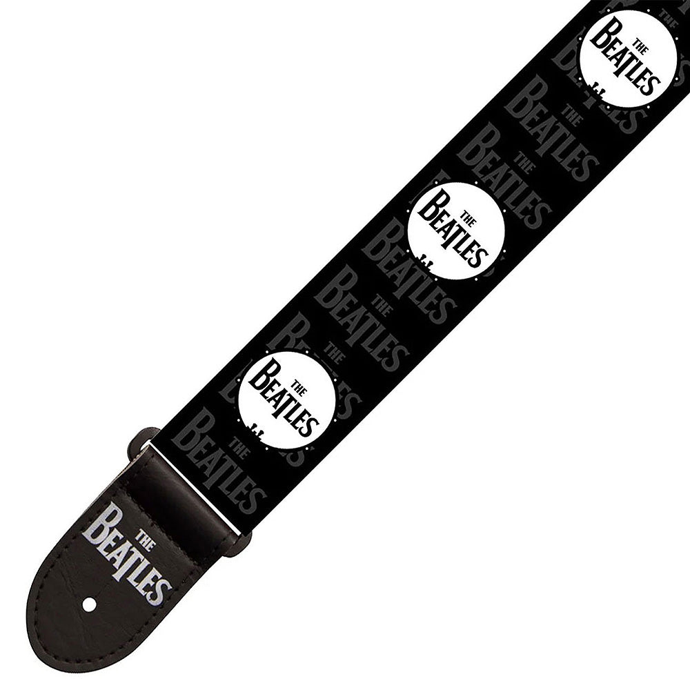 THE BEATLES ビートルズ (結成 65周年 ) - Drop T Drum / ブラック / ギターストラップ
