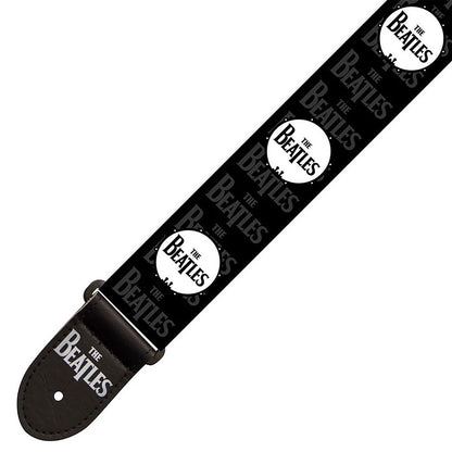 THE BEATLES ビートルズ (結成 65周年 ) - Drop T Drum / ブラック / ギターストラップ