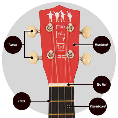 THE BEATLES ビートルズ (結成 65周年 ) - Help! / ウクレレ