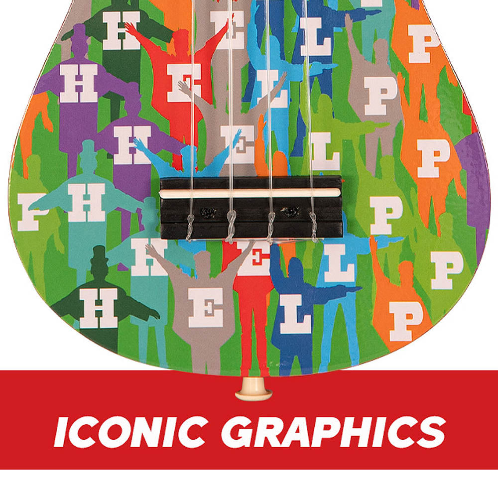 THE BEATLES ビートルズ (結成 65周年 ) - Help! / ウクレレ