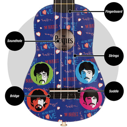 THE BEATLES ビートルズ (結成 65周年 ) - Love Is / ウクレレ