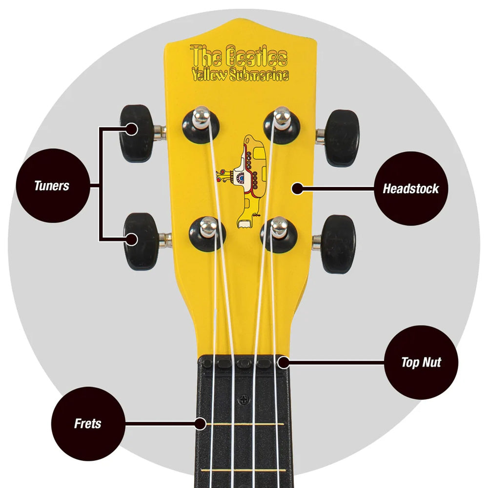 THE BEATLES ビートルズ (結成 65周年 ) - Yellow Submarine Characters / ウクレレ