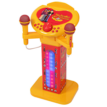 THE BEATLES ビートルズ (結成 65周年 ) - Yellow Submarine Pedestal / カラオケスピーカー / マイク2本付き / 楽器用品