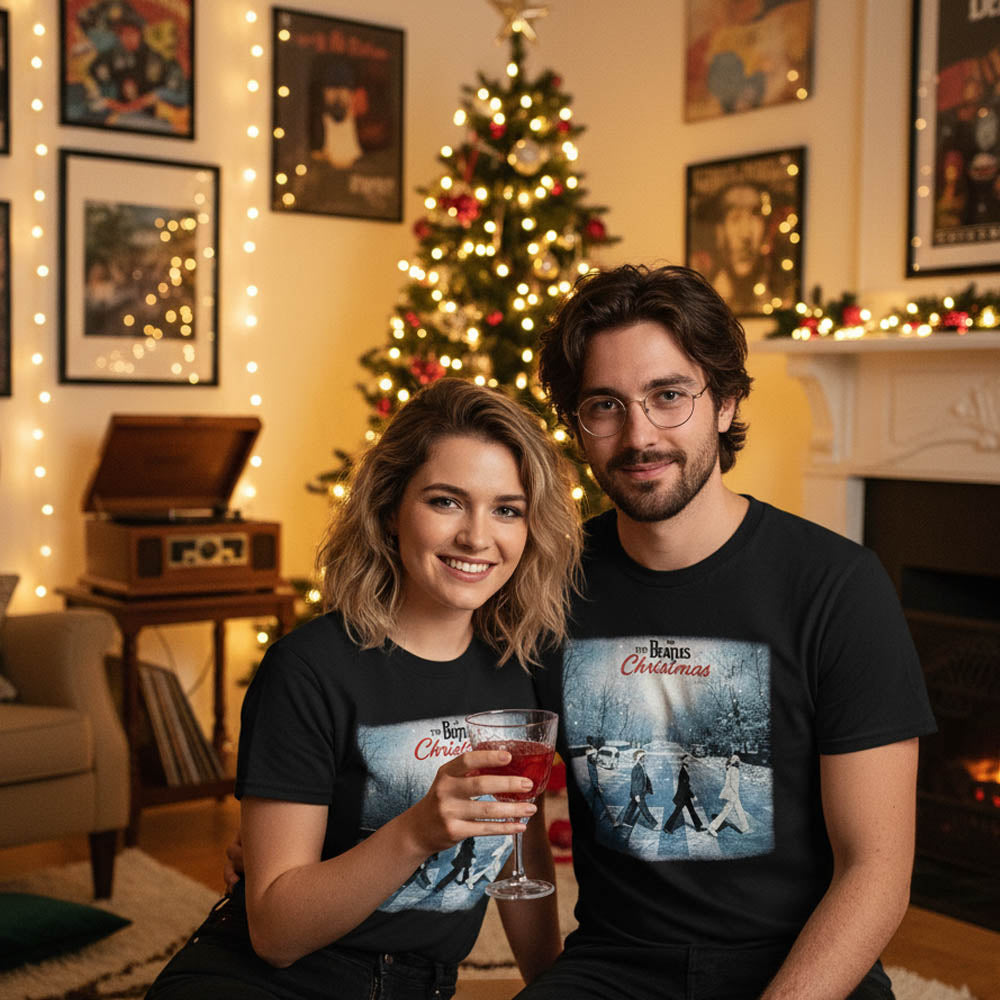 THE BEATLES ビートルズ (結成 65周年 ) - 【クリスマス限定】Abbey Christmas / Tシャツ / メンズ