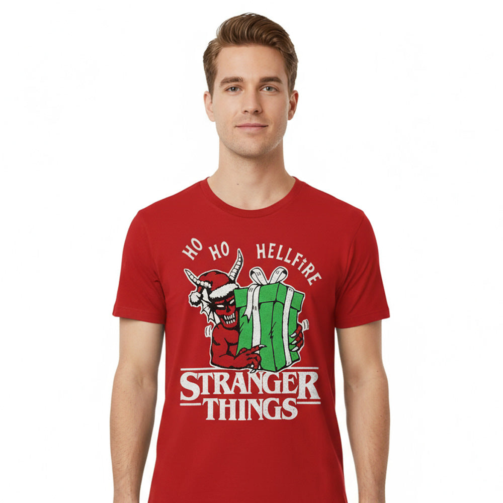STRANGER THINGS ストレンジャー・シングス (シーズン5 配信 記念 ) - 【クリスマス限定】Ho Ho Hellfire / Tシャツ / メンズ