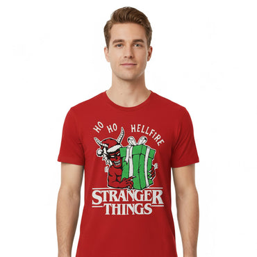 STRANGER THINGS ストレンジャー・シングス (シーズン5 配信 記念 ) - 【クリスマス限定】Ho Ho Hellfire / Tシャツ / メンズ