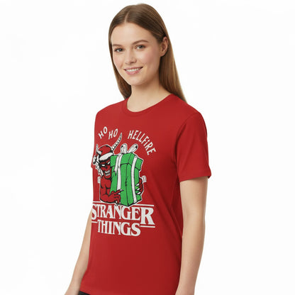 STRANGER THINGS ストレンジャー・シングス (シーズン5 配信 記念 ) - 【クリスマス限定】Ho Ho Hellfire / Tシャツ / メンズ