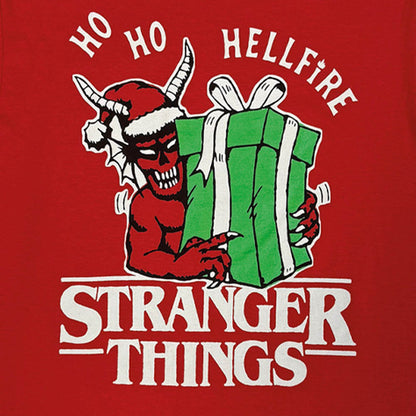 STRANGER THINGS ストレンジャー・シングス (シーズン5 配信 記念 ) - 【クリスマス限定】Ho Ho Hellfire / Tシャツ / メンズ