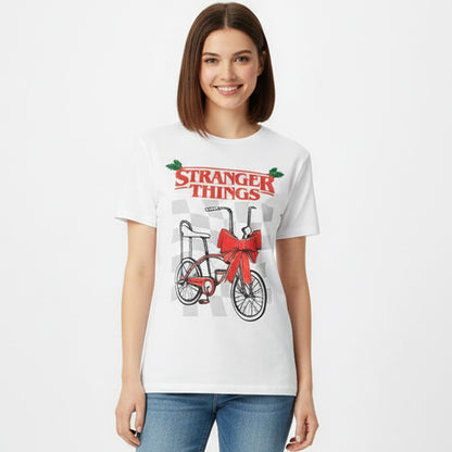 STRANGER THINGS ストレンジャー・シングス (シーズン5 配信 記念 ) - 【クリスマス限定】Christmas Bike / Tシャツ / メンズ