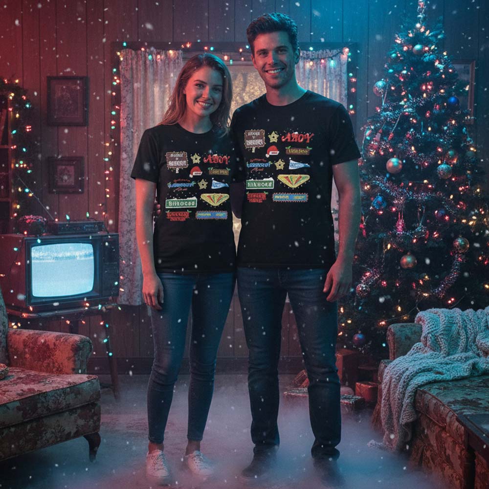 STRANGER THINGS ストレンジャー・シングス (シーズン5 配信 記念 ) - 【クリスマス限定】Deck Christmas Sign / Tシャツ / メンズ