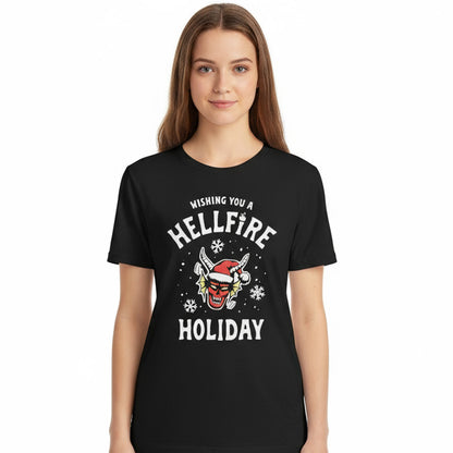 STRANGER THINGS ストレンジャー・シングス (シーズン5 配信 記念 ) - 【クリスマス限定】Wishing You A Hell Fire / Tシャツ / メンズ