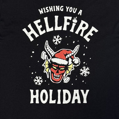STRANGER THINGS ストレンジャー・シングス (シーズン5 配信 記念 ) - 【クリスマス限定】Wishing You A Hell Fire / Tシャツ / メンズ