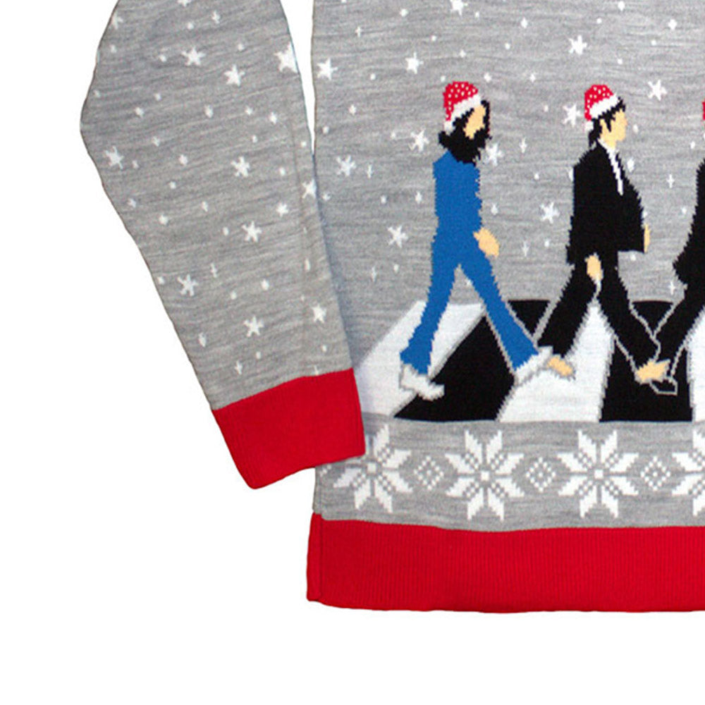 THE BEATLES ビートルズ (結成 65周年 ) - 【クリスマス限定】Abbey Road Xmas / セーター / メンズ