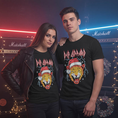 DEF LEPPARD デフレパード (デビュー 45周年 ) - 【クリスマス限定】Holiday Leppard / Tシャツ / メンズ