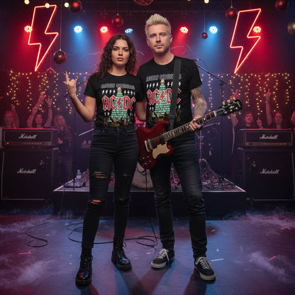 AC/DC エーシーディーシー (Back in Black 45周年 ) - 【クリスマス限定】Merry Christmas / Tシャツ / メンズ