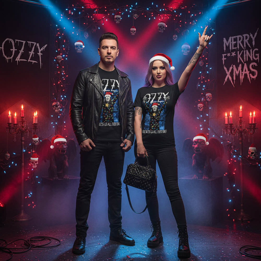 OZZY OSBOURNE オジーオズボーン (追悼 ) - 【クリスマス限定】Arms Out Holiday / Tシャツ / メンズ