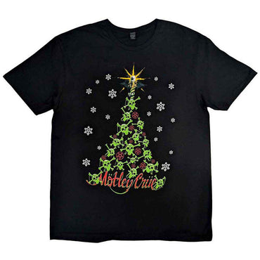 MOTLEY CRUE モトリークルー (来日 40周年 ) - 【クリスマス限定】Xmas Crue / バックプリントあり / Tシャツ / メンズ