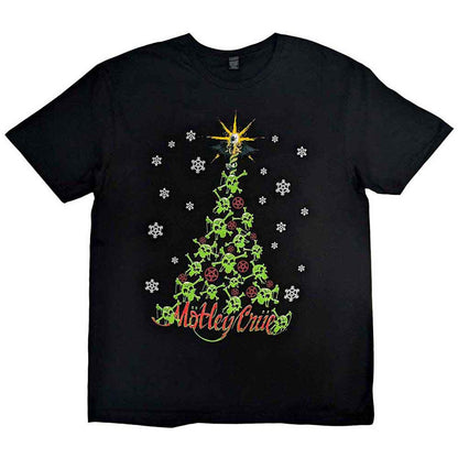 MOTLEY CRUE モトリークルー (来日 40周年 ) - 【クリスマス限定】Xmas Crue / バックプリントあり / Tシャツ / メンズ